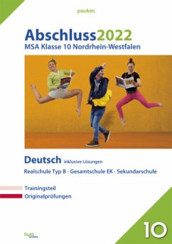 Cover Abschluss 2022 - Mittlerer Schulabschluss Nordrhein-Westfalen Deutsch Realschule