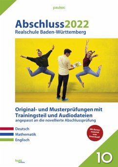 Cover Abschluss 2022 - Realschule Baden-Württemberg - Aufgabenband