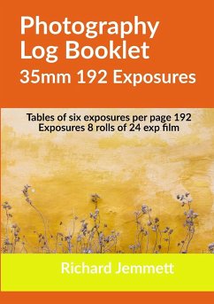 Photography Log Booklet 35mm 192 Exposures - Jemmett, Richard