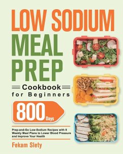 Low Sodium Meal Prep Cookbook for Beginners - Slety, Fekam