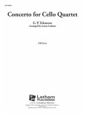 Concerto for Cello Quartet: Conductor Score