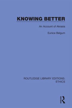 Knowing Better (eBook, ePUB) - Belgum, Eunice