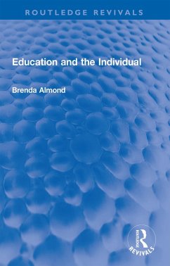 Cover Education and the Individual (eBook, PDF)