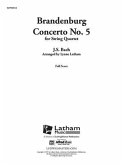 Brandenburg Concerto No. 5 for String Quartet: Conductor Score