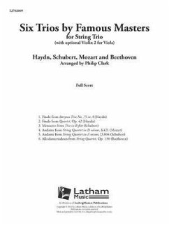 Six Trios by Famous Masters (Score): Conductor Score