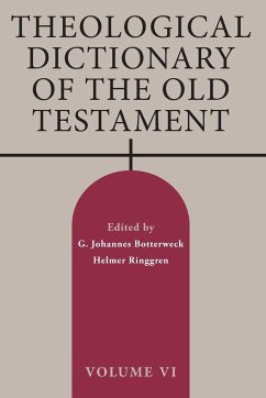 Theological Dictionary of the Old Testament, Volume VI - Botterweck, G Johannes