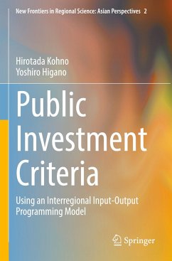 Public Investment Criteria - Kohno, Hirotada;Higano, Yoshiro