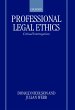 Professional Legal Ethics (eBook, PDF) - Bild 1