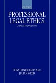 Professional Legal Ethics (eBook, PDF) Professional Legal Ethics (eBook, PDF)