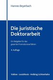 Die juristische Doktorarbeit