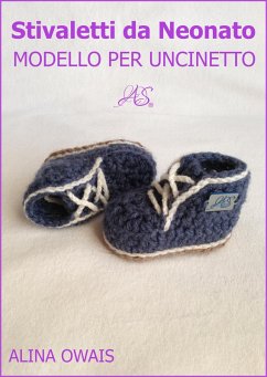 Cover Stivaletti da Neonato Modello per Uncinetto (eBook, ePUB)