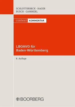 LBOAVO für Baden-Württemberg - Schlotterbeck, Karlheinz;Hager, Gerd;Busch, Manfred