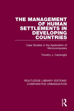 Cover The Management of Human Settlements in Developing Countries (eBook, PDF)