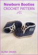 Newborn Booties Crochet Pattern (eBook,... - Bild 1