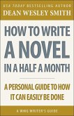 How to Write a Novel in Half a Month (WMG Writer's Guides) (eBook, ePUB)