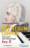 Ave Verum - Solo voice and Piano/Organ (in E) (fixed-layout eBook, ePUB)