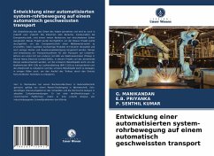 Entwicklung einer automatisierten system-rohrbewegung auf einem automatisch geschweissten transport - MANIKANDAN, G.;Priyanka, E. B.;SENTHIL KUMAR, P.