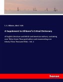 A Supplement to Allibone¿s Critical Dictionary