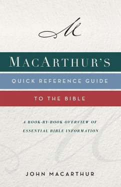 MacArthur's Quick Reference Guide to the Bible - Macarthur, John F.