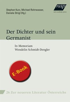 Cover Der Dichter und sein Germanist (eBook, PDF)