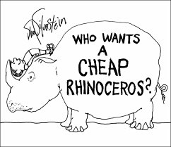 Cover Who Wants a Cheap Rhinoceros?