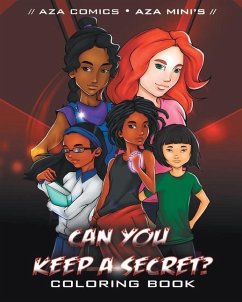 Aza Comics Can You Keep A Secret? Coloring Book - Kimberly, Truesdale