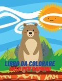 Libro da colorare orso per bambini