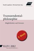 Transzendentalphilosophie. (eBook, PDF)