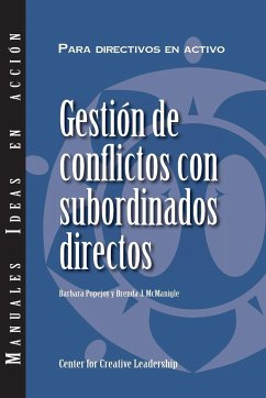 Managing Conflict with Direct Reports (International Spanish) - Popejoy, Barbara; McManigle, Brenda J. J.