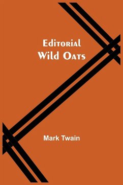 Editorial Wild Oats - Twain, Mark