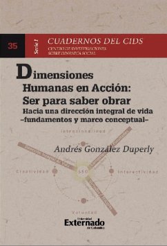 Cover Dimensiones humanas en acción : Ser para saber obrar (eBook, ePUB)