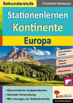 Stationenlernen Kontinente / Europa (eBook, PDF) - Heitmann, Friedhelm