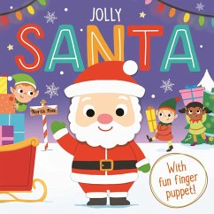 Jolly Santa: A Finger Puppet Board Book - Igloobooks