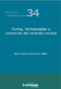 Cover Forma, formalidades y contenido del contrato estatal (eBook, ePUB)