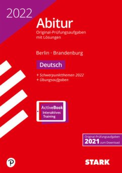 Cover STARK Abiturprüfung Berlin/Brandenburg 2022 - Deutsch, m. 1 Buch, m. 1 Beilage