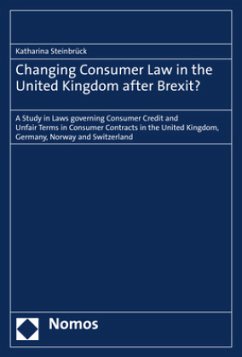 Changing Consumer Law in the United Kingdom after Brexit? - Steinbrück, Katharina