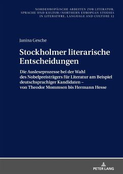 Stockholmer literarische Entscheidungen - Gesche, Janina