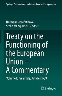 Treaty on the Functioning of the European Union - A Commentary (eBook, PDF)