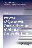 Patterns of Synchrony in Complex Networks of Adaptively Coupled Oscillators (eBook, PDF)