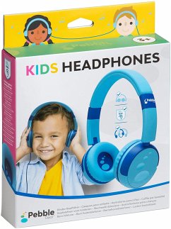 Pebble Gear - KIDS HEADPHONES, Kinder-Kopfhörer, Stereo, blau