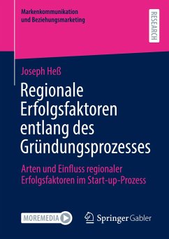 Regionale Erfolgsfaktoren entlang des Gründungsprozesses - Heß, Joseph