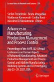 Advances in Manufacturing, Production Management and Process Control