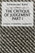 The Critique of Judgement Part I... - Bild 1