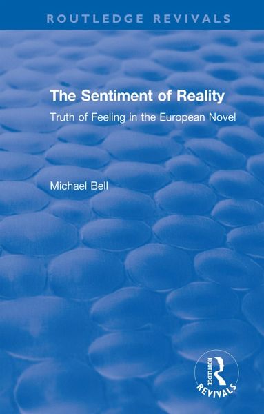 The Sentiment of Reality (eBook, ePUB)
