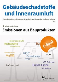Gebäudeschadstoffe und Innenraumluft, Band 2: Emissionen aus Bauprodukten - E-Book (PDF) (eBook, PDF)