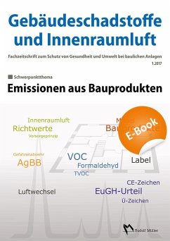 Cover Gebäudeschadstoffe und Innenraumluft, Band 2: Emissionen aus Bauprodukten - E-Book (PDF) (eBook, PDF)