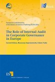 The Role of Internal Audit in Corporate Governance in Europe (eBook, PDF)