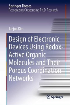 Cover Design of Electronic Devices Using Redox-Active Organic Molecules and Their Porous Coordination Networks