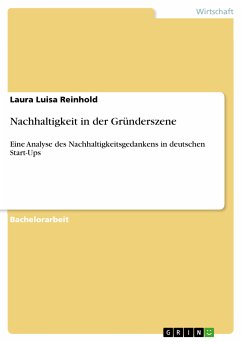 Nachhaltigkeit in der Gründerszene (eBook, PDF)