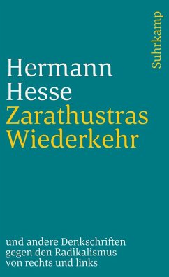 Zarathustras Wiederkehr (eBook, ePUB) - Hesse, Hermann